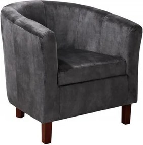 Fotoliu elegant si confortabil Hemingway, gri inchis