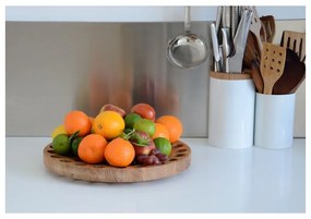 Bol din lemn pentru fructe Geo, Ø 36 cm