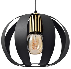 Lustră pe cablu NEWTON 3xE27/15W/230V neagră