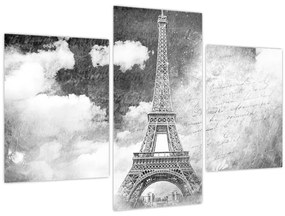 Tablou - Carte poștală de epocă a orașului N⁰3 (90x60 cm)