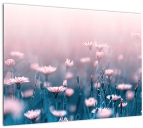 Tablou pe sticlă - Plante din pădure (70x50 cm)