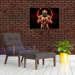 Tablou - Jucător de fotbal american (70x50 cm)