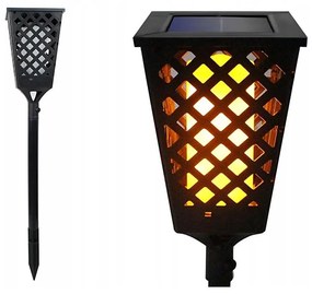 Lampă solară LED cu senzor, LED/0,6W/5,5V, IP65, 2000 mAh, 107 cm, negru