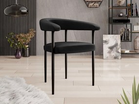 Scaun sufragerie Ezekta (Negru) . 1103431