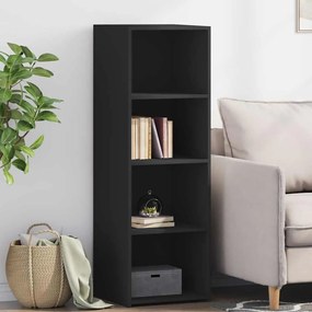 vidaXL Dulap înalt, negru, 40x41x124 cm, lemn prelucrat