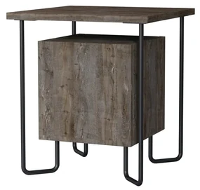 Noptieră Acres Nightstand Dark Coffee
