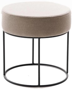 Taburet RELO, diametru 40 cm, bej