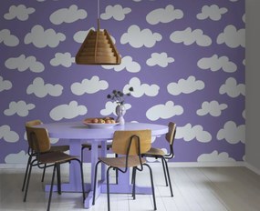 Tapet Cloudy, Lilac, Rebel Walls