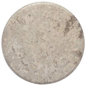 149194 vidaXL Blat de masă, gri, Ø50x2,5 cm, marmură
