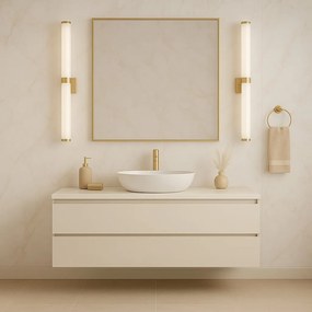 Aplica baie LED, Protectie IP44 alama periata, sticla BATUMI 8926