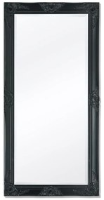 vidaXL Oglindă verticală in stil baroc, 120 x 60 cm, negru