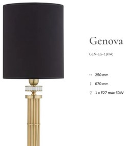Veioza eleganta design clasic realizata manual Genova