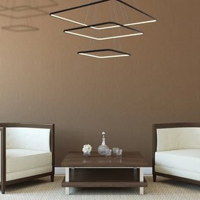 LED Lustră pe cablu NIX LED/117W/230V negru