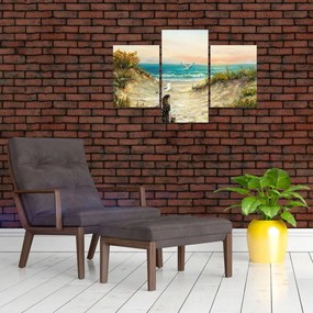 Tablou - Plaja cu nisip (90x60 cm)