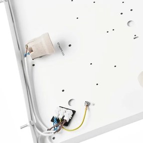 Plafonieră OAK SQUARE 4xE27/15W/230V 48x48 cm stejar/alb