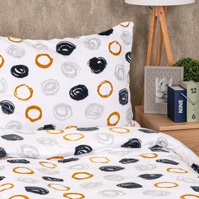 Lenjerie de pat din micro-flanelă 4Home Dotty, 160 x 200 cm, 70 x 80 cm