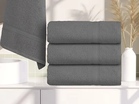 Prosop CLARYSSE ELEGANCE 60x110 cm gri, 100% bumbac