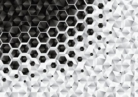 Fototapet - 3D hexagon (152,5x104 cm)