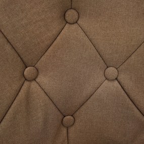 Fotoliu rotativ, material textil maro deschis, KONOR