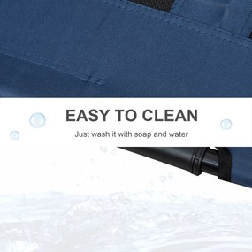 PawHut Pat pe picioare pat pentru câini pisici pat de tabără pat ridicat animale material textil Oxford textilenă micro-perforată oțel | Aosom Romania