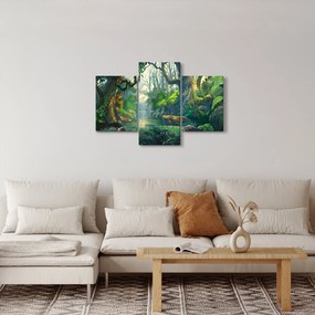 Tablou - Ilustrare pădure tropicală (90x60 cm)