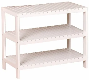 Raft pentru pantofi Adita tip 2, alb, 72 x 26 x 58cm