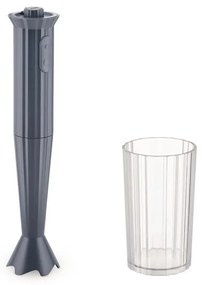 Mixer vertical, Plisse, gri, diametru 7 cm - Alessi