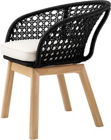 Scaun design natural pentru interior si exterior Trinity