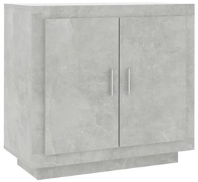 Servanta, gri beton, 80x40x75 cm, lemn compozit 1, Gri beton