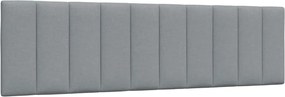 vidaXL Pernă tăblie de pat, Hanko, gri deschis, 180 cm, material textil