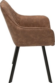 Set de 2 scaune Palermo, maro deschis A-39344 VC