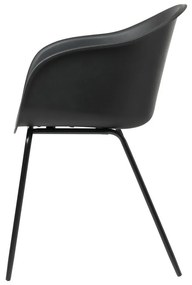 Scaun Unique Furniture Topley, negru-gri