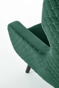 Fotoliu tapitat Marvel Velvet verde – H103 cm
