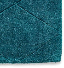 Covor din lână Think Rugs Kasbah, 150 x 230 cm, verde smarald
