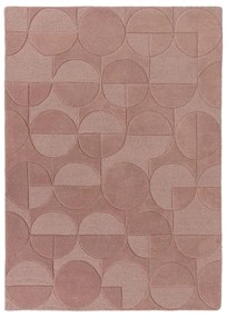 Covor din lână Flair Rugs Gigi, 200 x 290 cm, roz