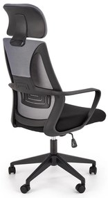 Scaun de birou Valdez, gri / negru