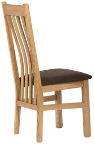Scaun sufragerie Cardenal (stejar + maro). 1120379