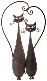 Decorațiune metalică de perete Dakls Cats