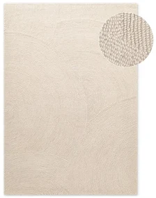 Covor în culoare naturală deschisă, țesut manual, din lână 160x230 cm Eleni Natural White – Hanse Home