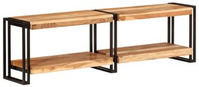 vidaXL Dulap TV, 140x30x40 cm, lemn masiv de acacia
