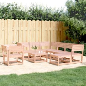 3216943 vidaXL Set mobilier relaxare grădină, 8 piese, lemn masiv Douglas