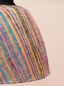 Lustra impletita din fibra de banana si iuta naturala, ø50 cm, "Tourmaline"