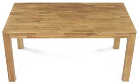 Masă de sufragerie 160 x 90 cm, stejar, XL