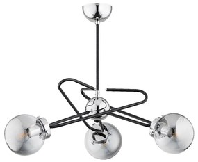 Lustră pe tijă SAGITO 3xE14/10W/230V crom