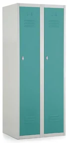 Dulap metalic, 60 x 50 x 150 cm, blocare, verde - ral 6033