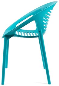 Scaun de grădină turcoaz din plastic Joanna – Bonami Selection