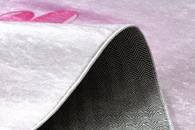 BAMBINO 42830 covor lavabil Balerina pentru copii anti-alunecare - roz