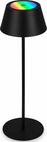 Brilo - Lampă de birou LED RGB reîncărcabilă, cu control tactil, KIKI, LED/2,6W/5V, IP44, 2600 mAh, negru