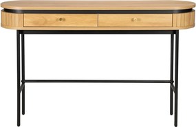 Consola cu furnir de stejar ATELIER 120cm