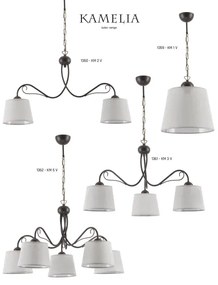 KAMELIA KM 1 V - Lustra cu lant 1xE27/60W/230V